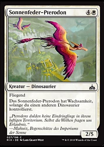 Sonnenfeder-Pterodon (Sun-Crested Pterodon)